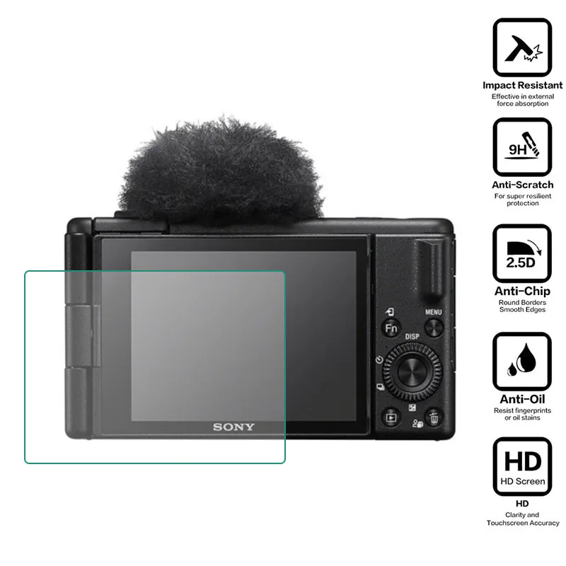 Copertura Protettiva In Vetro Temperato Per Sony Zv1 Zv-1/Ii Zv-1Ii Zv1-M2 Zv1Ii/Zv-1F Zv1F/Zv-E10 Zve10 Pellicola Protettiva Per Schermo Della Fotoca