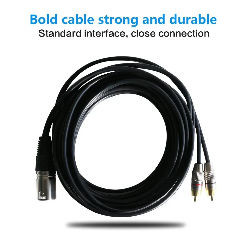 FSU  2RCA ̺ -XLR 3    ĳ  ͽ ÷ AV ̺  XLR- RCA ̺ 1.5M/3M/5M