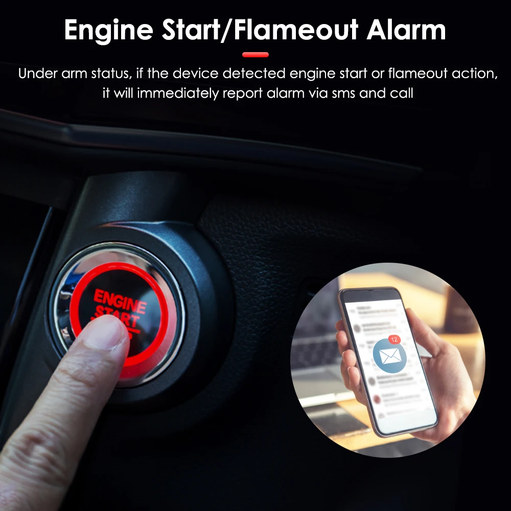 MiCODUS New GPS Tracker 4G MV901G Remote Cut Off Fuel GPS Waterproof and Dust Resistant Tracking Device Lifetime Free APP