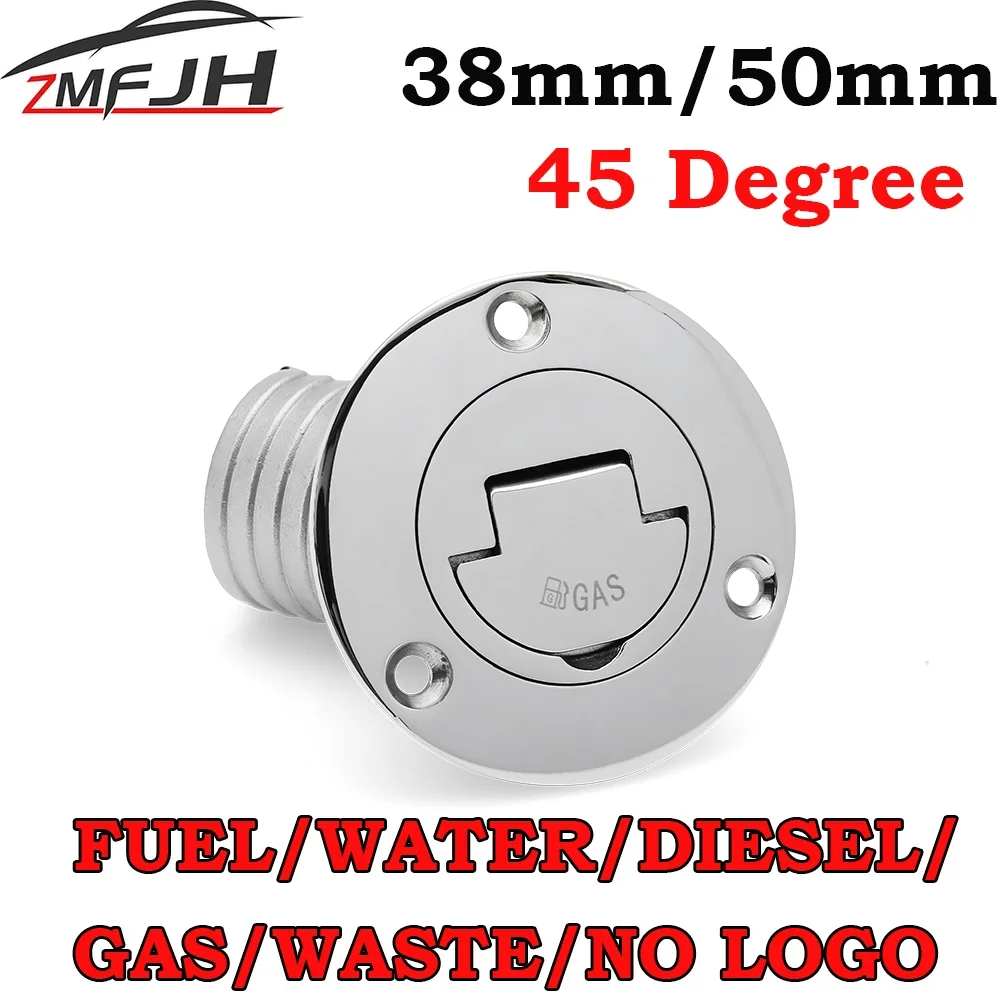 thumbnail image 2 of Keyless Fuel Cap 316 Stainless Steel Marine Deck Fill - 1-1/2" Er With Keyless Cap For Boats Angled Fuel Fill 2 of 14