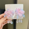 Children's Hanfu Headdress Flower Tassel Ancient Style Clip Hair Accessories Chinese Style Little Girl Tassel Girl Hairpin 4