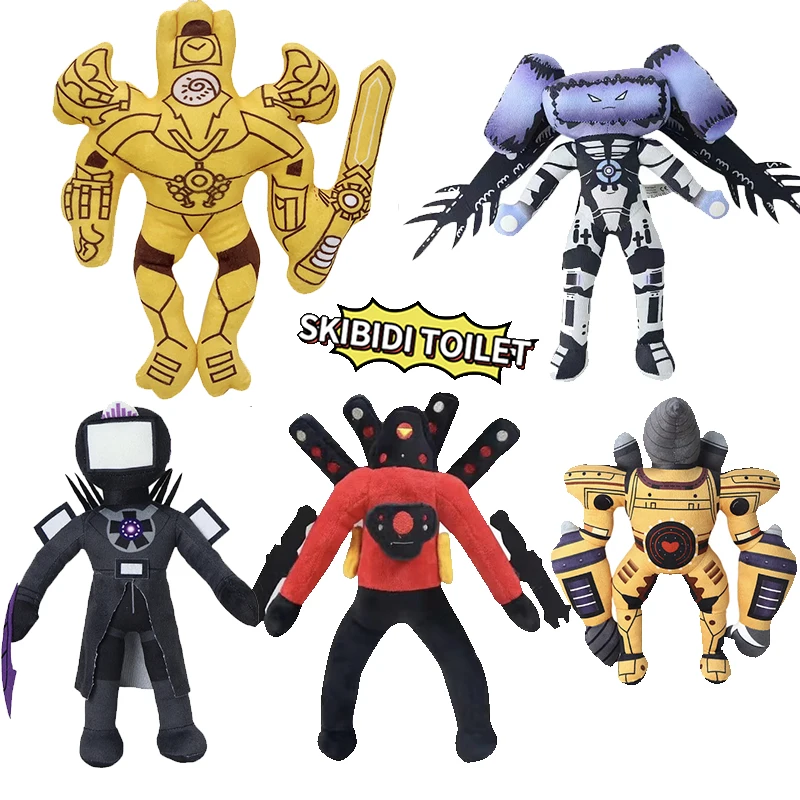 64style Skibidi Toilet Plush Soft Toy Cameraman TV Man Skibidi Dop Dop Yes Yes Titans Camcordeman Speakerman Speaker Man Doll