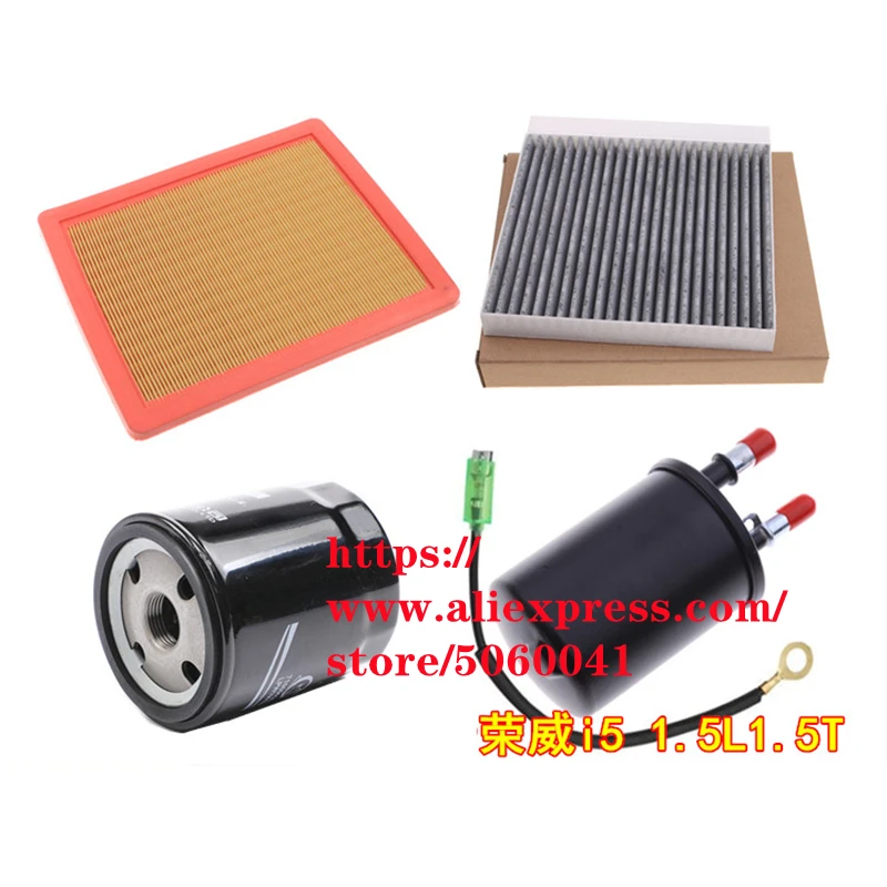 

4pcs/kit Filter Set for 2019-2020 Roewe MG I5 1.5L 1.5T Air Filter&Oil Filter&Cabin Filter&Fuel Filter