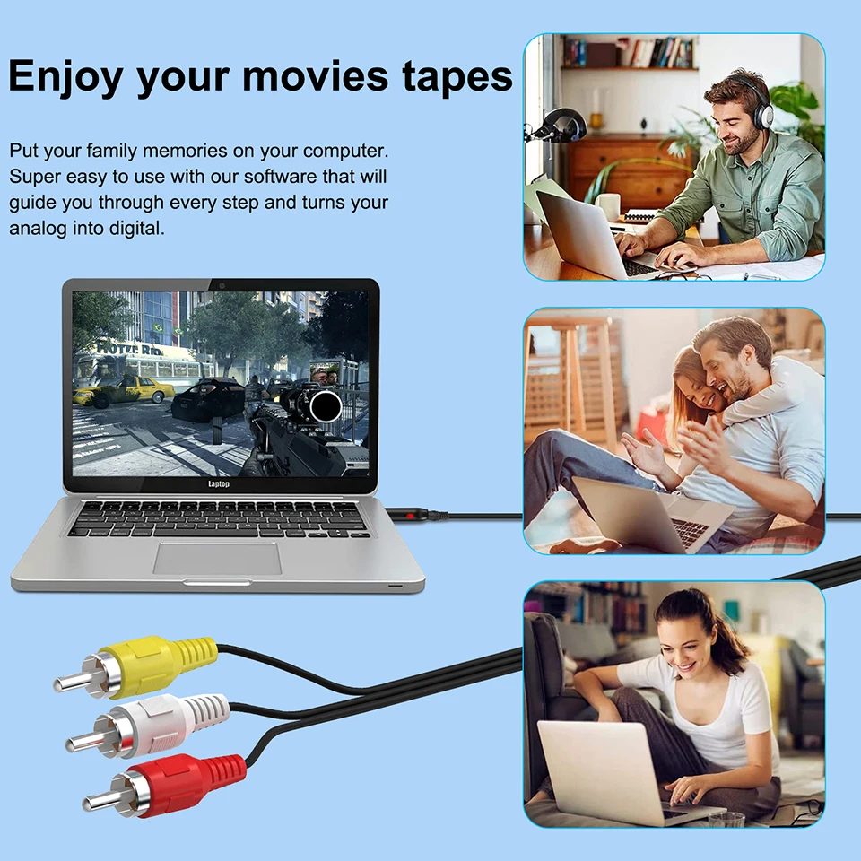 Cable How To Connect Video Capture Device USB Video Capture Card