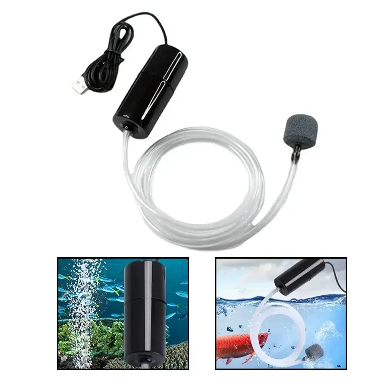 USB Air Pump Fish Tank Oxygenator Oxygen Aerator Aquarium Air Compressor Aquarium Accessories, aquarium air pump,fish tank oxygen pump,aquarium water pump,fish tank pump
