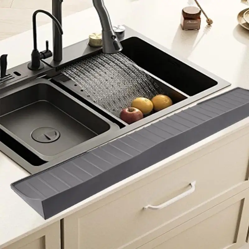 Kitchen Sink Edge Protector Silicone Splash Guard Protector For Kitchen Sink Splash Guard For Bathtub Protectors