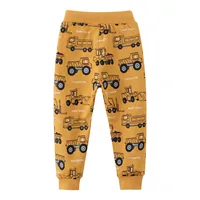 Jumping Meters 2-7T Cars Print  Boys Trousers Pants For Autumn Winter Cartoon Full Length Fashion Baby Sweatpants 2