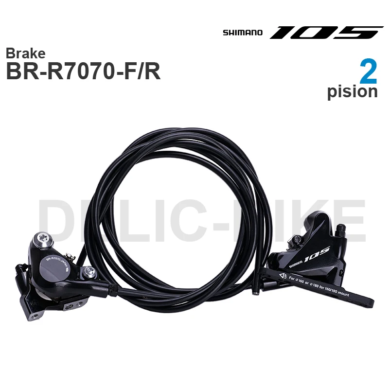 Shimano 105 r7020 油圧ブレーキレバーセット Shimano-油圧式ディスクブレーキキット,レバーセットr7020,2x11