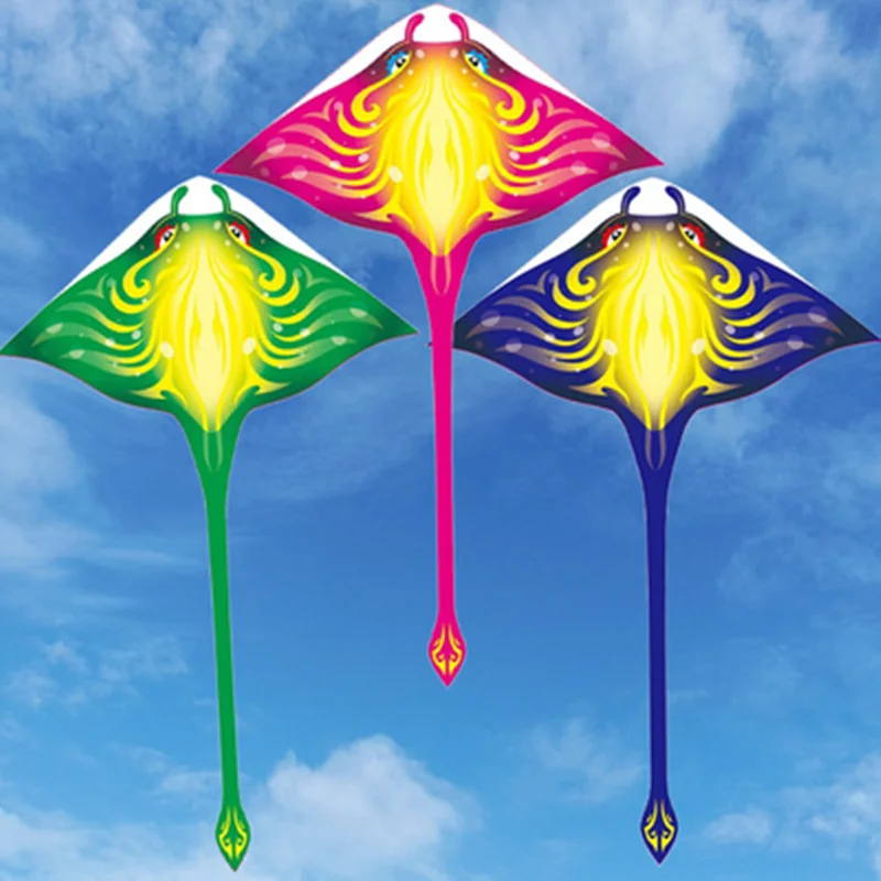 free shipping devil fish kites flying toys for children kites goldfish kites surf latawiec flying flying game from fabric