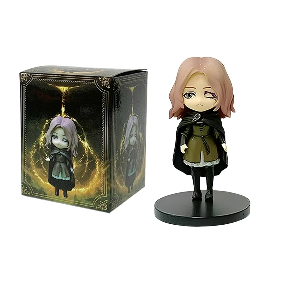 Neue Bandai Gaming Q Version Elden Ring Mini Ranni Cat Melina Malenia The Half-Wolf Actionfigur Lani Magic Ornaments PVC-Puppen – Detail 10