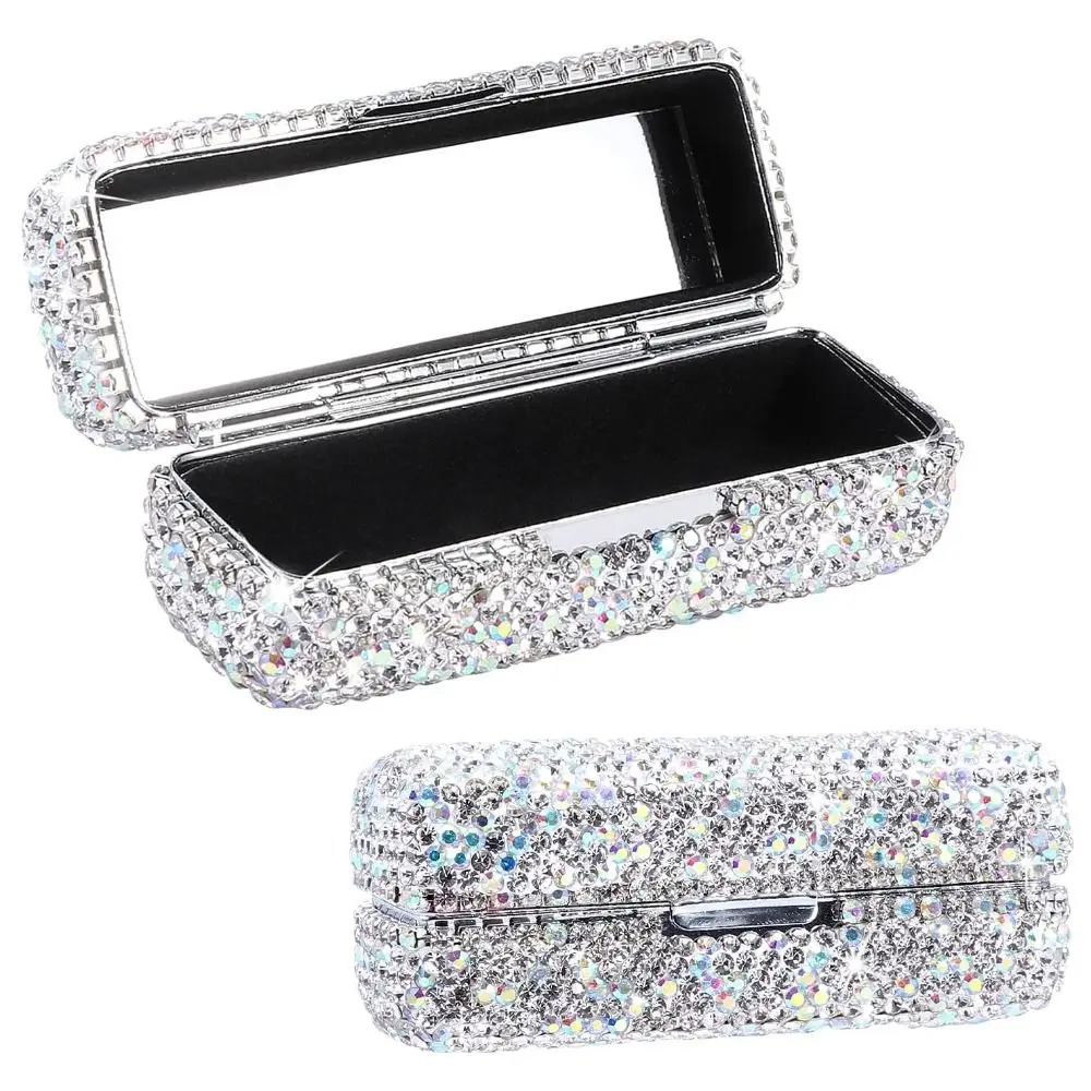 Fashion Lipstick Bag Portable Exquisite Creative Lip Gloss Storage Bag Gliter Cute Lipstick Box Gift