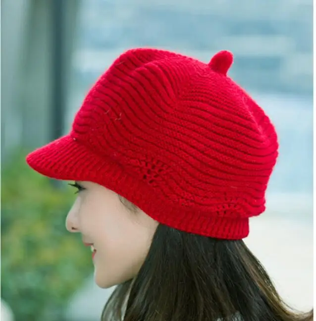 

2024 Unisex Autumn Winter Knitted Hat High Quality Warm Beanie Cap Men Women Brand Outdoors Warm Casual Hats B10
