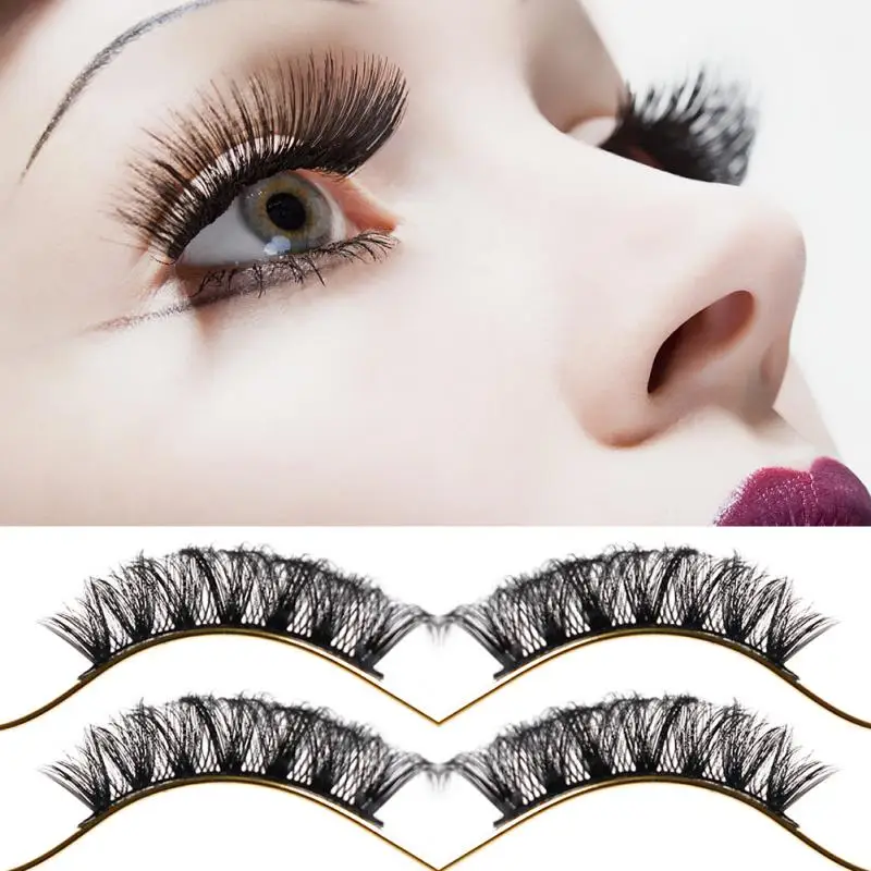 

Faux Mink Lashes Natural False Eyelashes Dramatic Fluffy Fake Lashes Makeup Eyelash Extension Eyelashes
