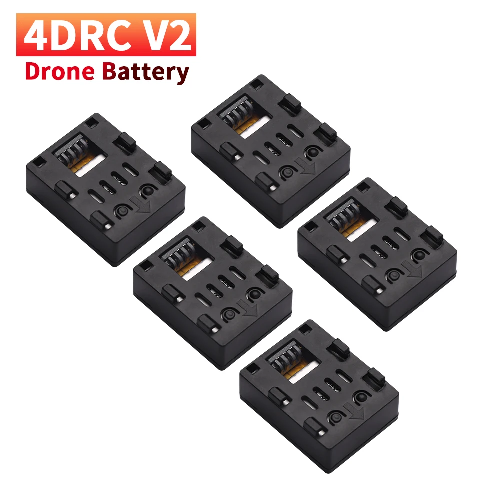ตัวเลือกสินค้า แบตเตอรี่ลิโพ 3.7V 800mAh สำหรับโดรน 4D-V2 RC