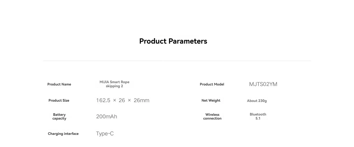 Xiaomi Mijia Smart Skipping Rope 2 description image 16