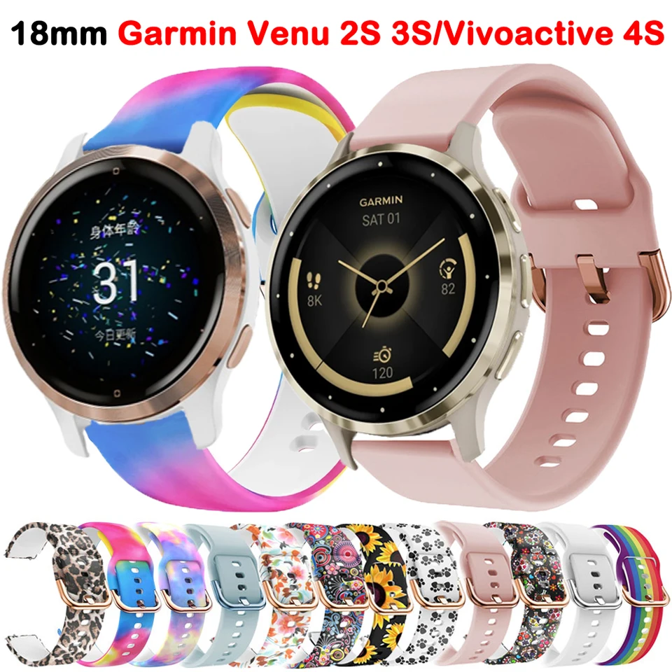 18 Mm Nylon‑Armband Für Garmin Venu 4/3S, Forerunner 265S/255S, Vivoactive 4S U.a. – Geflochten, Elastisch, Atmungsaktiv