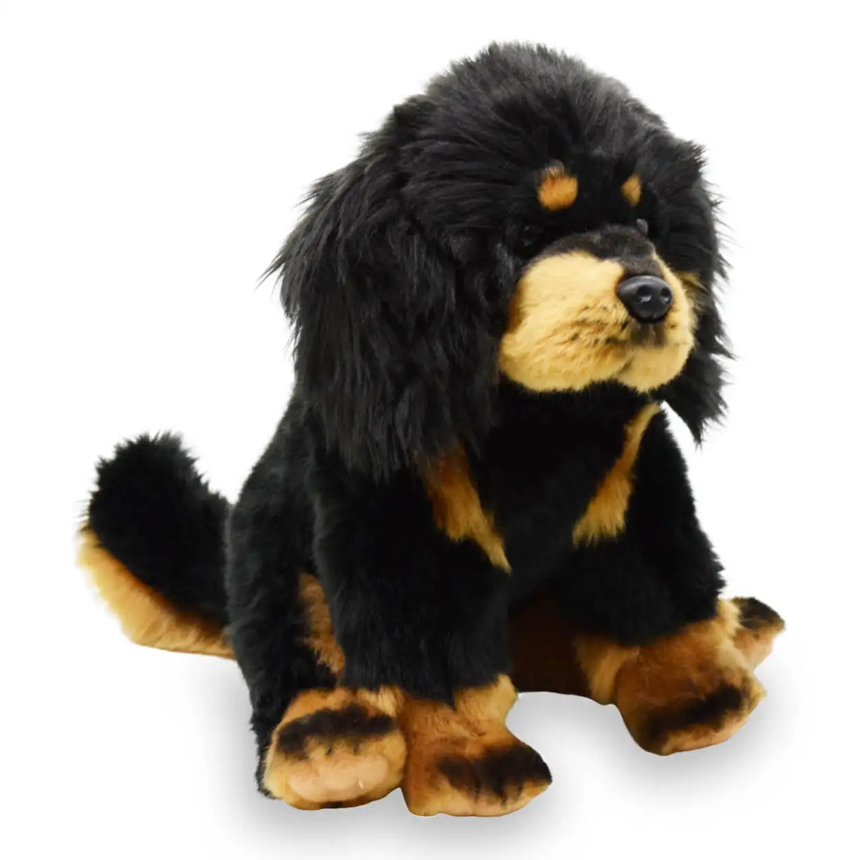 

Realistic Tibetan Mastiff Dog Stuffed Animal Plush Toy, Lifelike Animal Plushies, Simulation Animals Doll