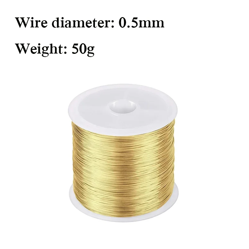 Premium Multi-Size Brass Craft Wire for DIY Jewelry & Handmade Crafts