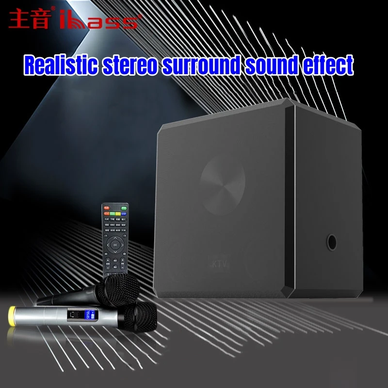 

Ibass Intelligent Song Ordering Machine Android WiFi Wireless Bluetooth Karaoke Speakers 150W Super-power Home Theater Audio Box