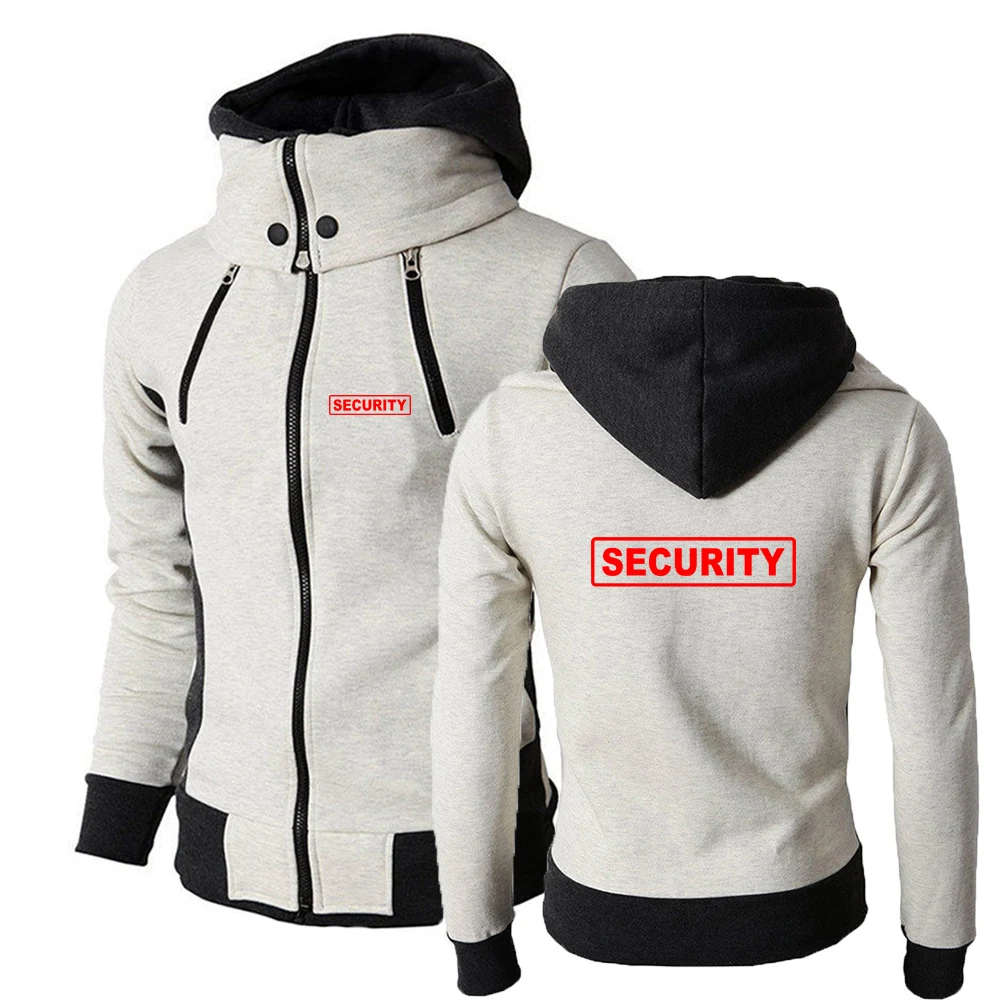 Men High Quality Zipper Hoodie Leisure Sports Coat
