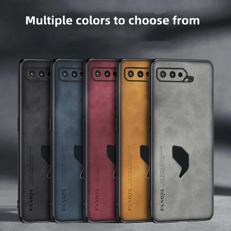 Luxury Sheepskin PU Leather Soft Phone Case with Full Camera Protection