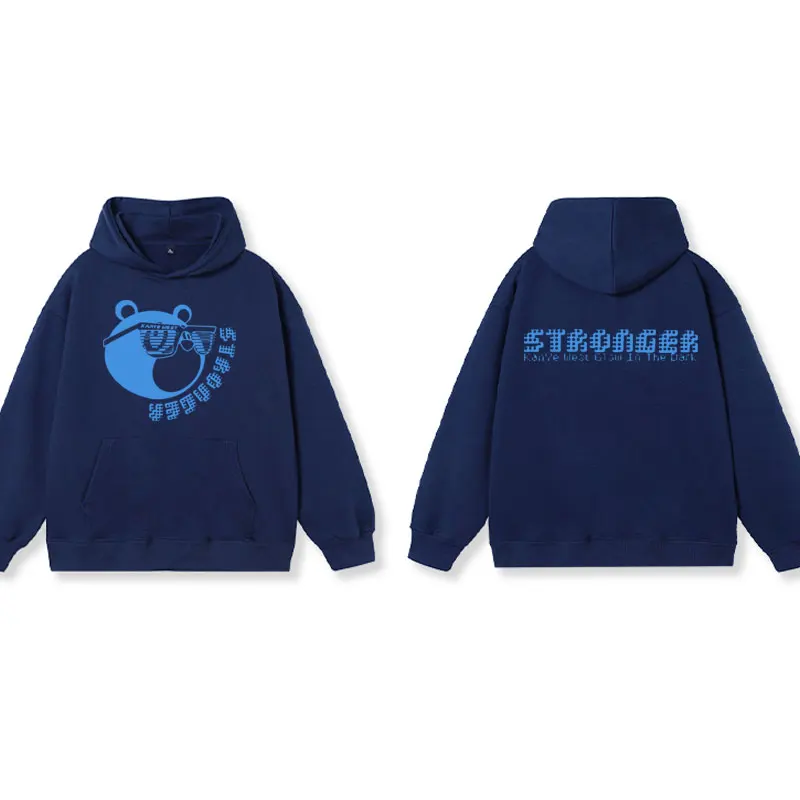 Rapper Kanye West Graduation 2024 Vintage Hoodie Oversized Sweatshirts Men's Women's Clothes Fashion Trend Hip Hop Hoodey Male