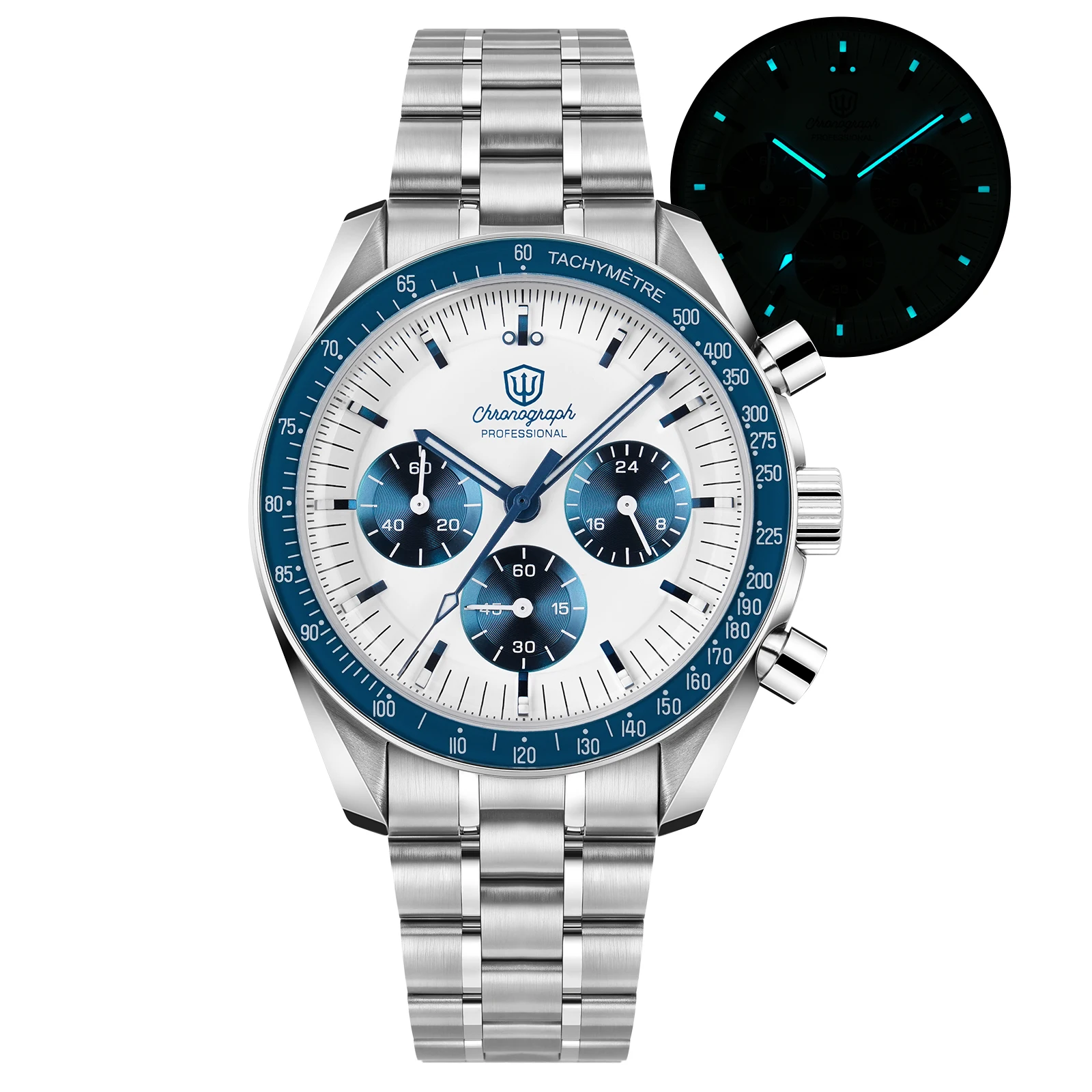 Watchdives WD1863 39 ミリメートルメンズ腕時計 VK63 クォーツ