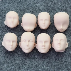 Obitsu27 No Makeup and No Hair Head OB Prime Head Female/male Head Carving Practice Diy Makeup Head