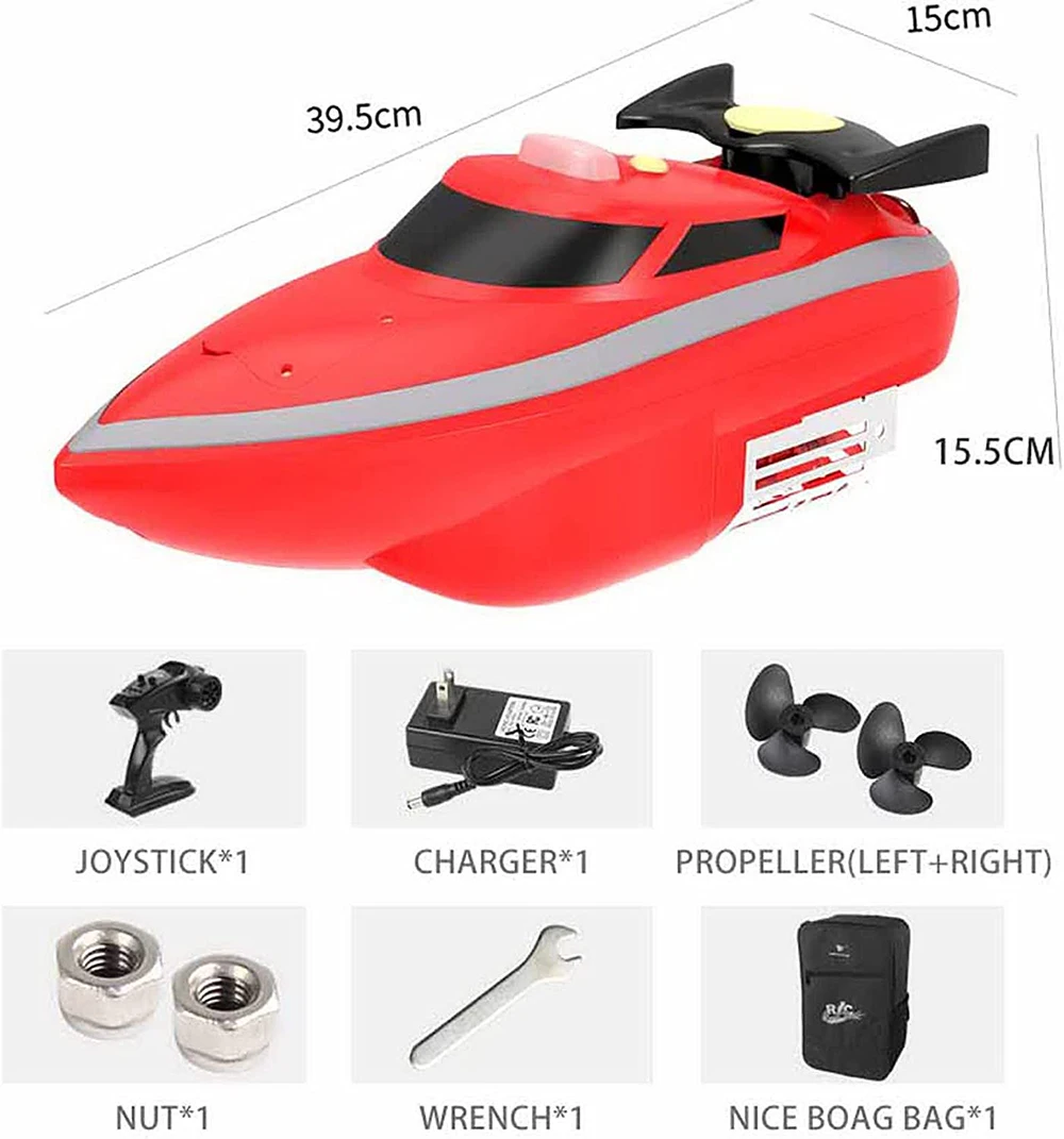 Hj807 2.4g Rc Fishing Bait Boat Remote Control Nesting Boat Long Distance  Fishing Hook Bait Trawling Tumbler Nesting Boat - Rc Boats - AliExpress