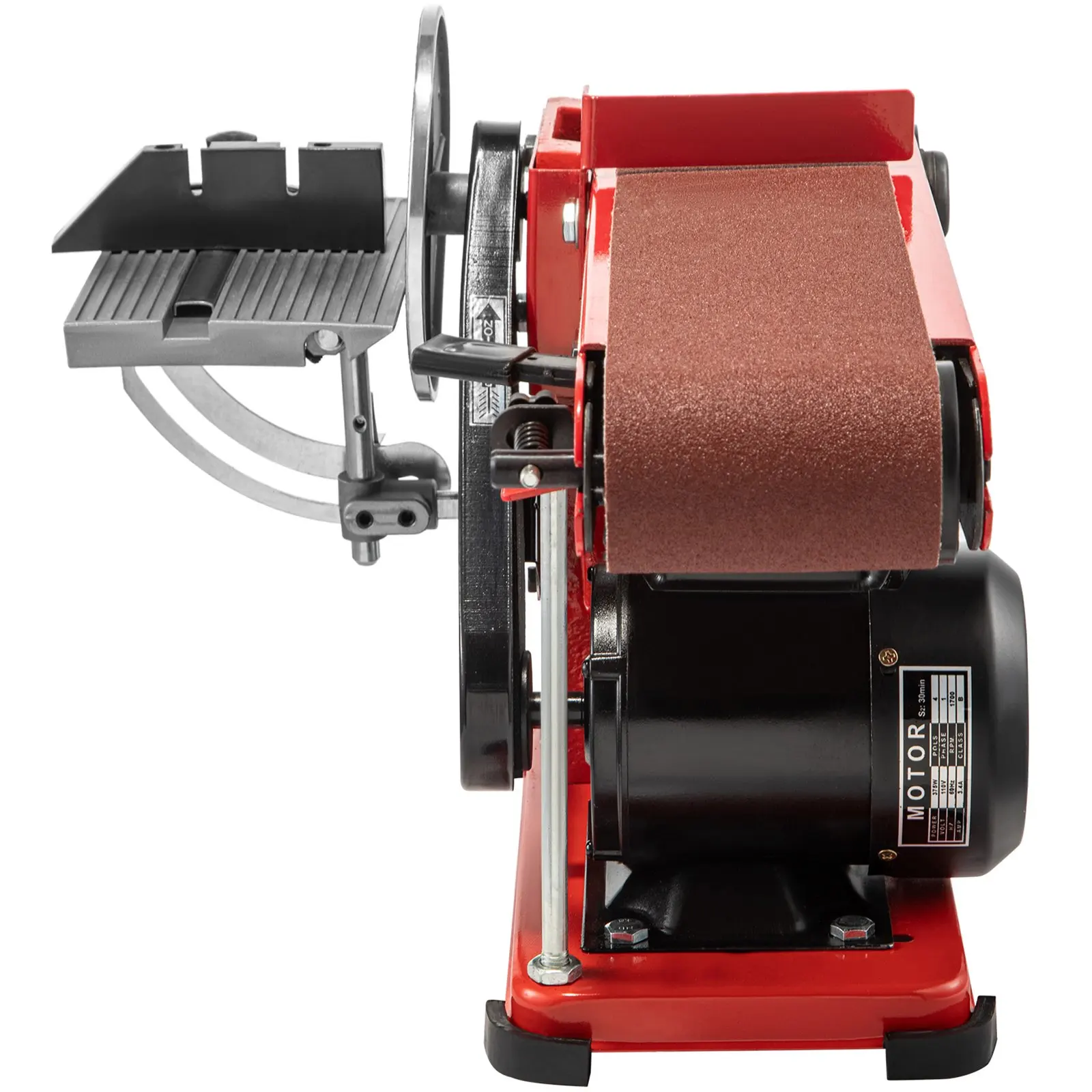 Belt Sander 4" x 36" Electric Adjustable Bench Belt Sander 375W Grinder Bench Sanding Machine With 4 Rubber Foot Pad,electric grinder,electric sander,belt sander