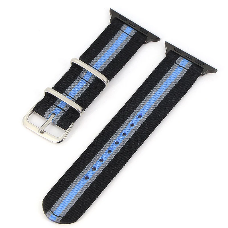 Rainbow Nylon Watchband Bracelet