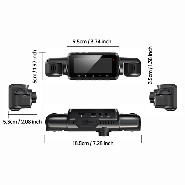 Voiture de vente chaude Black Box Mini Dashcam 4K WiFi GPS Voiture