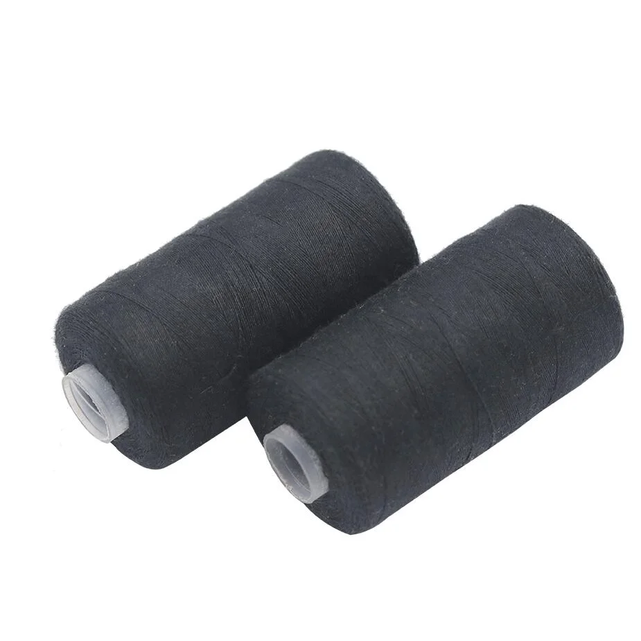 Home Sewing Thread DIY Hand Sewn Black And White Thread 500m 402 Polyester Sewing Thread Material