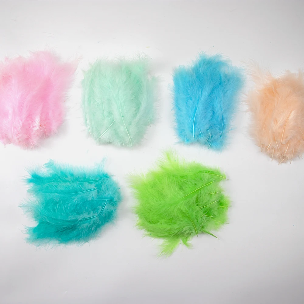 

50Pcs Fluffy Turkey Feathers 10-15cm for DIY Crafts Dream Catcher Feather Jewelry Decorate Plumes Needlework Sewing Clothes