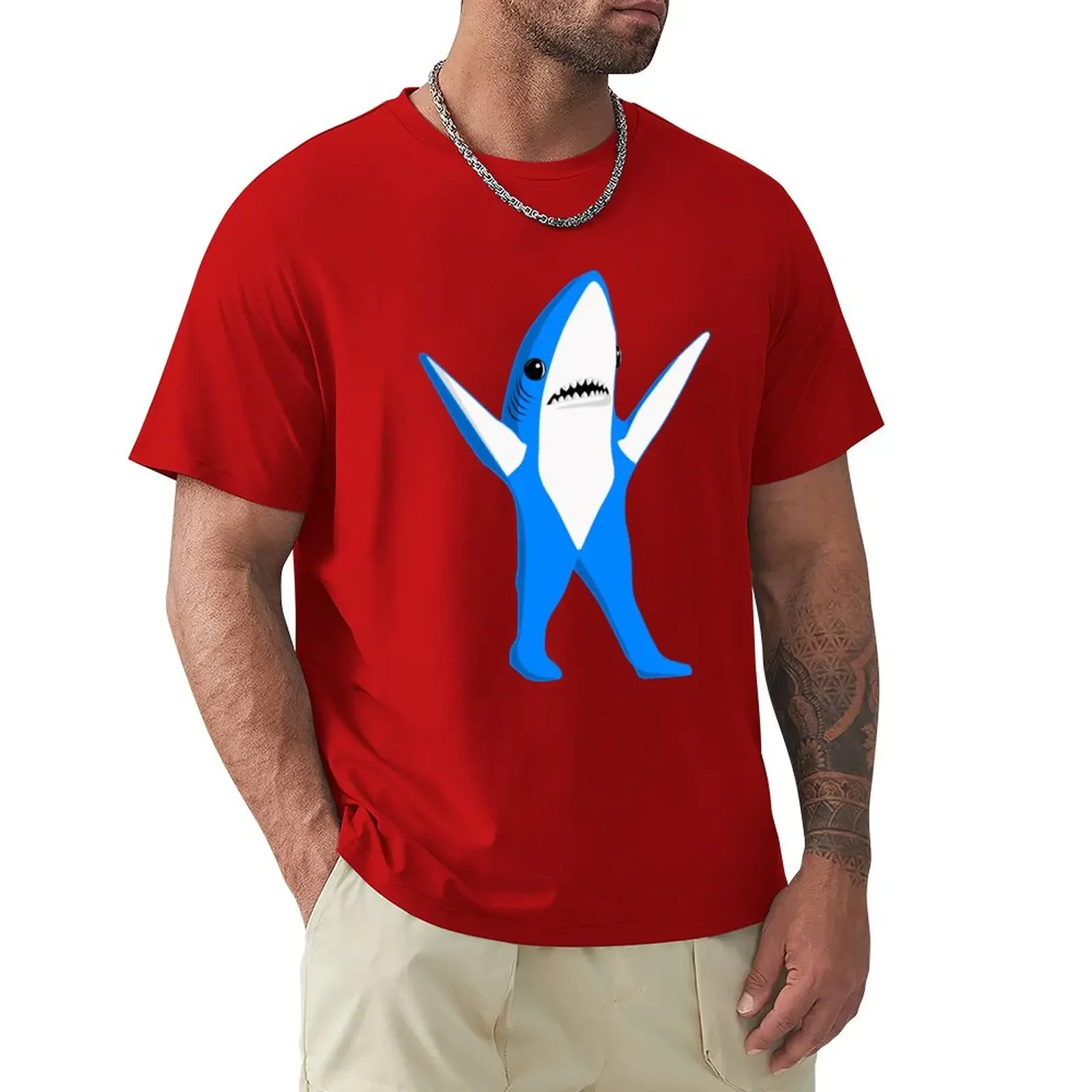 

Left Shark T-Shirt sublime boys animal print sweat t shirts for men cotton