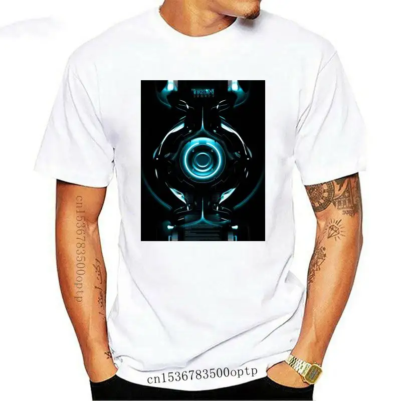 Мужская одежда New Tron Legacy V2 футболка черный постер фильма все размеры S...5Xl |