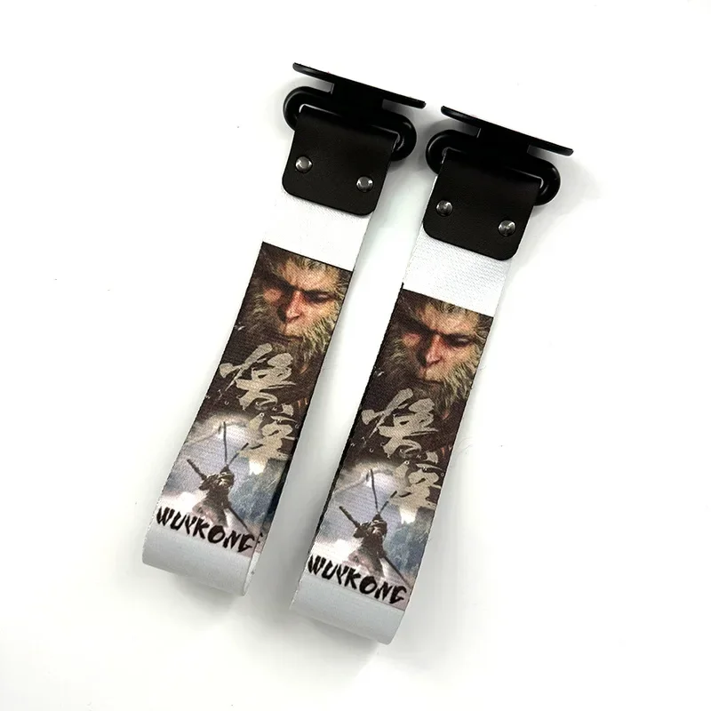 Traino Sport Corde Di Traino Per Auto Da Corsa - 2 Pezzi, Nere, Alta Resistenza Fino A 2 Tonnellate Gancio Traino - Foto 4