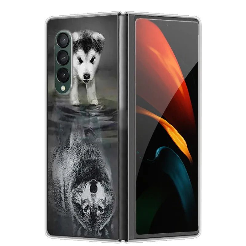 Stylish Hard Clear Protective Phone Case - Cute Fashion Design
