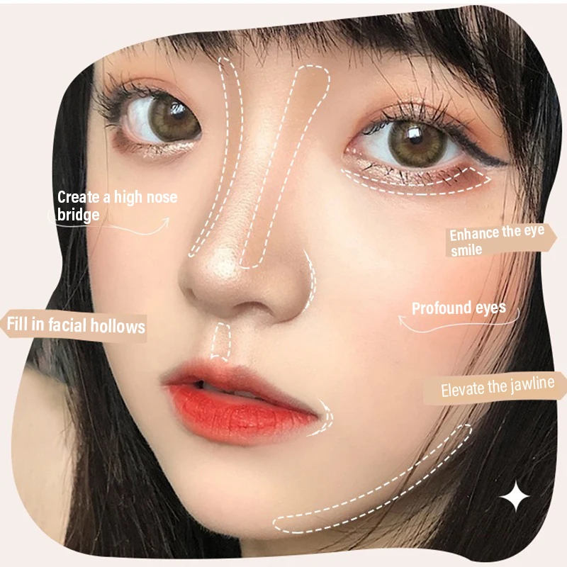 Liquid Contouring Stick Grey Nose Shadow And Highlighter Makeup_voghion.com