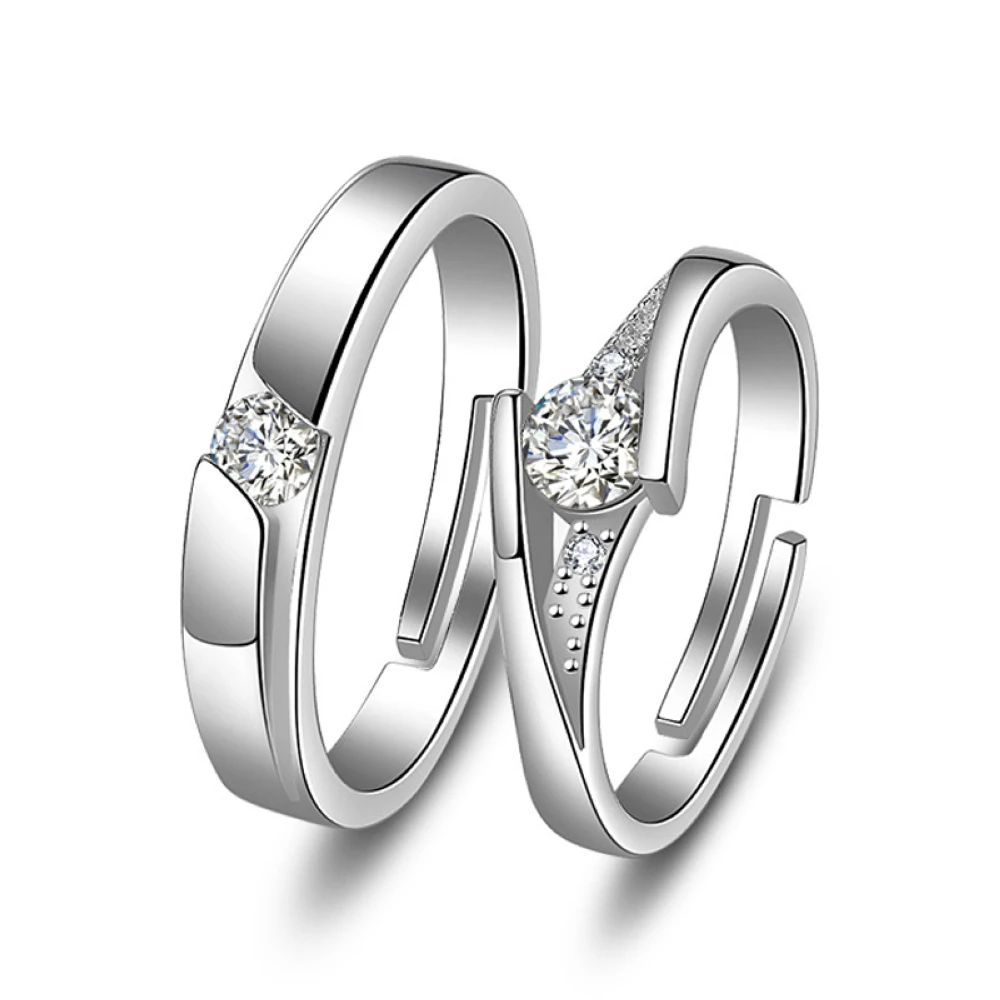 Platinum Ring On Finger