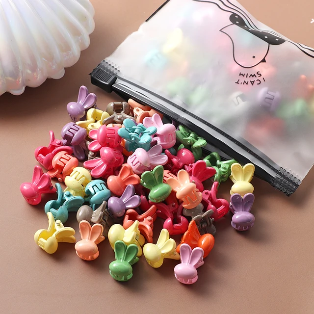 40Pcs Girls Colorful Hair Clips Flower Star Mickey Cute Small Hair Claws Kids Sweet Hairpins Cartoons Fashion Hair Accessories style-30