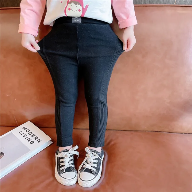 여아용 레깅스, 새로운 스타일의 겉옷, 신축성 바지, 패셔너블 베이비 용수철, 가을 어린이 바지, 2024 용수철