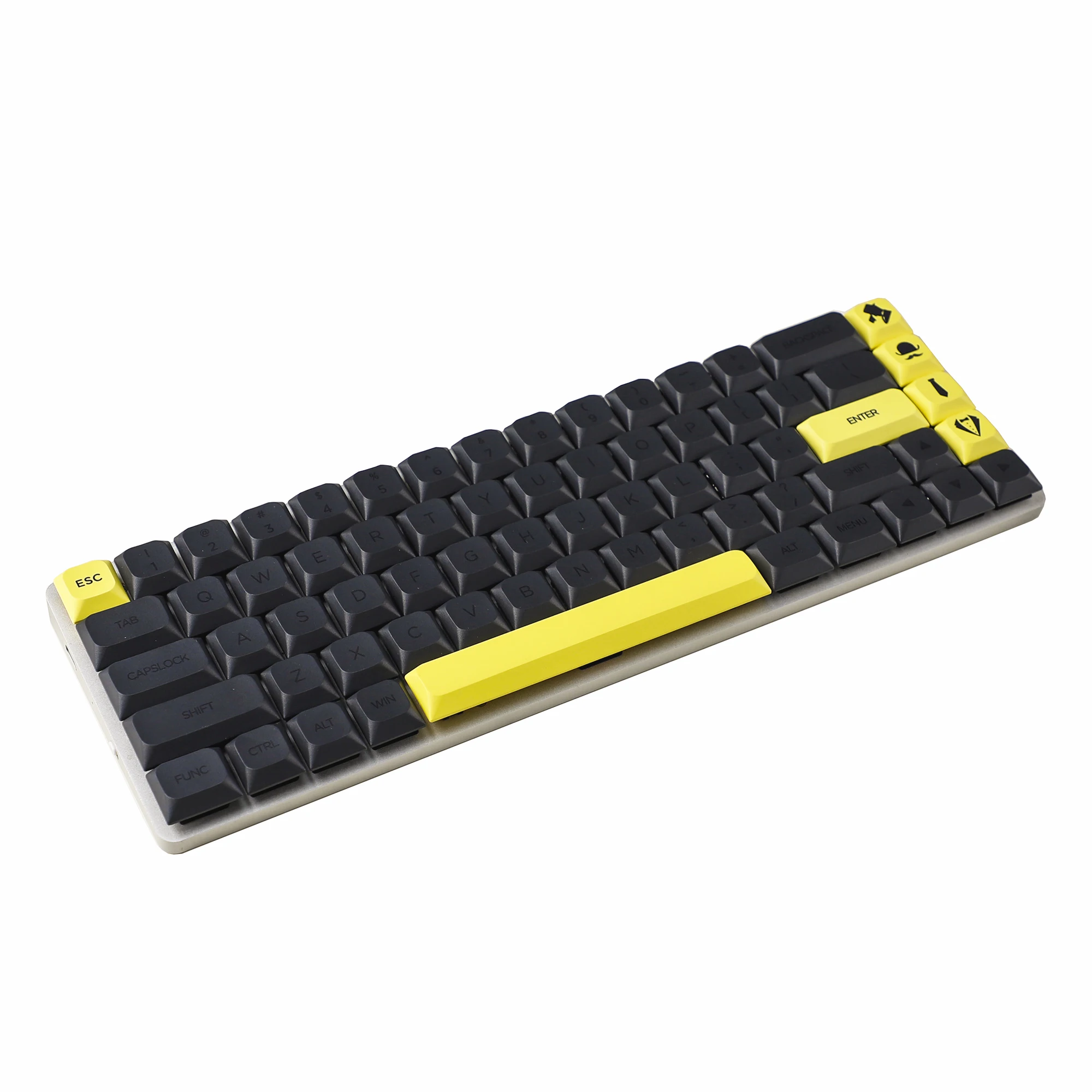 Cavalheiro mx Keycaps para Teclado Mecânico Low Profile Dye Sub Pbt 135 Ultra-slim 61 64 68 75 84 87 96 108 Layout