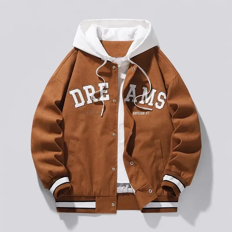 Hooded Jacket High Quality Brand All-match Hoodies Student men Women Baseball Uniform Jacket Men's Autumn New Trendy Coats 3