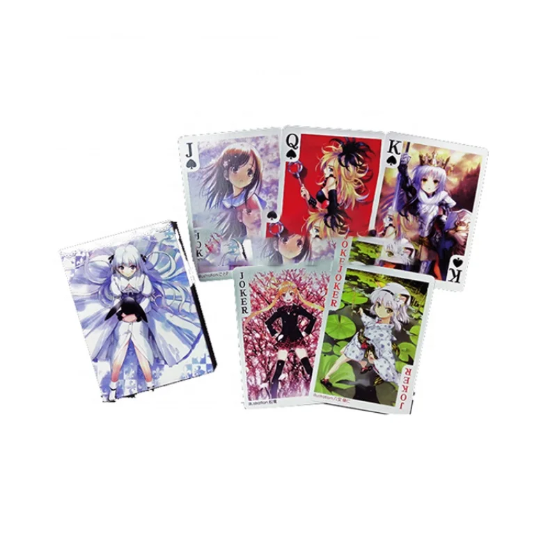 Customized.product.China Supplier Custom Design Japanese Animal Trading Cards Game Printing