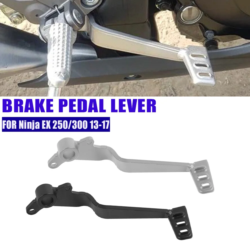 MOTO1988 Gear Shift Lever & Rod For Kawasaki Ninja 300 EX300 2013-2017 Black