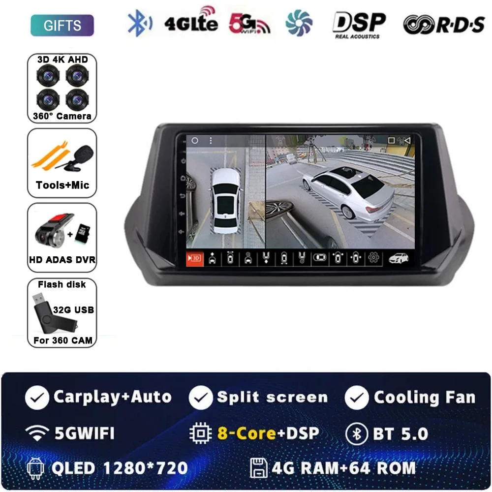 4G-64G 360 DVR