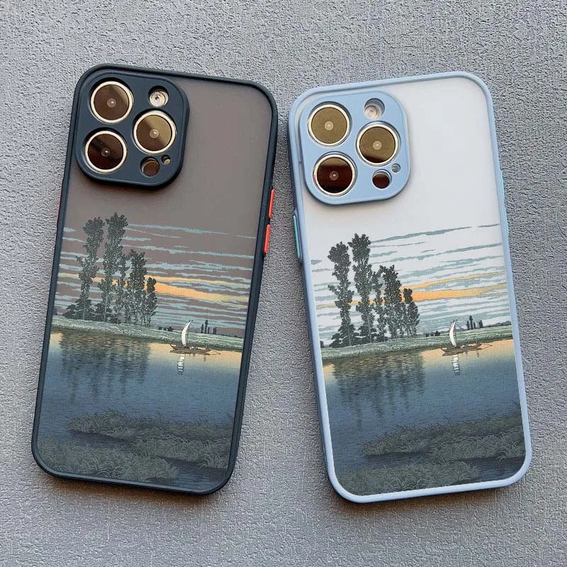 Japanese Aesthetic Landscape Phone Case - Artistic Scenery Back Cover