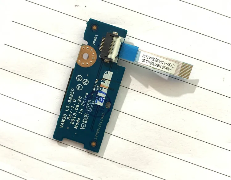 

Для Dell Latitude E5540 E5440 плата кнопки питания для ноутбука Audio WIFI переключатель USB Jack Плата VAW30