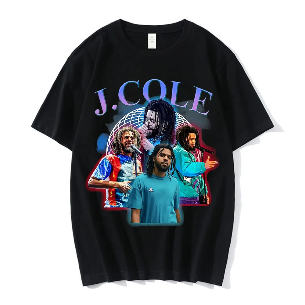 

Hip Hop Rapper J Cole Graphic Print T-shirts Men Women Harajuku Casual Oversized T Shirt Summer Short Sleeve Tees Streetwear Top